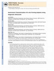 Research paper thumbnail of Noninvasive characterization of in situ forming implants using diagnostic ultrasound