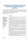 Research paper thumbnail of Tratamiento con nicergolina en dos casos de Disfunción Cognitiva