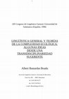 Research paper thumbnail of Lingüística General y teorías de la complejidad ecológica: algunas ideas desde una transdisciplinariedad sugerente [General linguistics and ecological complexity theories: Some ideas from a suggestive transdisciplinarity]