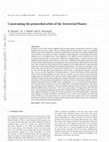 Research paper thumbnail of Constraining the primordial orbits of the Terrestrial Planets