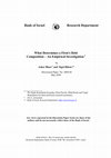 Research paper thumbnail of What Determines a Firm's Debt Composition - An Empirical Investigation 1