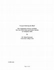 Research paper thumbnail of ‘I’m just Following the Blind’  The Legitimation of Power and Risk: The Case of Bt Cotton and Farmer Suicides  in Telangana, India