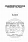 Research paper thumbnail of ÖĞRETİM ELEMANLARININ BİLGİ TEKNOLOJİLERİNİ KULLANMADA KARŞILAŞTIKLARI ENGELLER, ÇÖZÜM ÖNERİLERİ VE ÖZ-YETERLİK ALGILARI