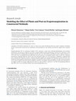 Research paper thumbnail of Modeling the Effect of Plants and Peat on Evapotranspiration in Constructed Wetlands