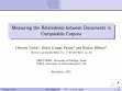 Research paper thumbnail of [Presentation] Measuring the Relatedness between Documents in Comparable Corpora