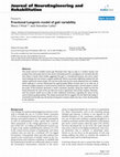 Research paper thumbnail of Fractional Langevin model of gait variability