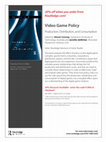 Research paper thumbnail of Video Game Policy Flier