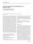 Research paper thumbnail of Interannual variability of the Tropical Indian Ocean mixed layer depth