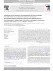 Research paper thumbnail of Investigation of the interaction of anthraquinones of Cassia occidentalis seeds with bovine serum albumin by molecular docking and spectroscopic analysis: Correlation to their in vitro cytotoxic potential