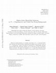 Research paper thumbnail of Higher-order black-hole solutions in N=2 supergravity and Calabi-Yau string backgrounds