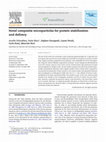 Research paper thumbnail of Novel composite microparticles for protein stabilization and delivery