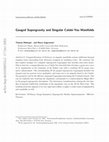 Research paper thumbnail of Gauged supergravity and singular Calabi-Yau manifolds