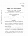 Research paper thumbnail of Black hole partition functions and duality