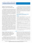 Research paper thumbnail of Impact of Body Mass Index on Colorectal Cancer Treatment and Outcomes: Need for Prospective and Comprehensive Data