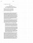 Research paper thumbnail of "I Can See Something You Don't see - or: There is no Alternative to the Culture of Arguments, " Journal for Literary Theory, 2, 2008, 157-166.