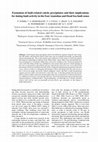 Research paper thumbnail of Formation of fault-related calcite precipitates and their implications for dating fault activity in the East Anatolian and Dead Sea fault zones