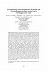 Research paper thumbnail of Telemonitoring and Assistant System for People with Hearing Deficiencies: First Results from a User Requirement Study