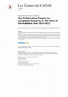 Research paper thumbnail of Two Collaborative Projects for Coroplastic Research, II. The Work of the Academic Year 2014-2015 (2015)