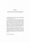 Research paper thumbnail of Characterization of Plant-Based Aggregates