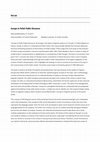 Research paper thumbnail of dr Tomasz Pawłuszko: Review: Grzegorz Żuk: Europe in Polish Public Discourse; 2013, Studies in European Integration, State and Society - Volume 2, (Frankfurt am Main: Peter Lang), 176