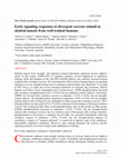 Research paper thumbnail of Early signaling responses to divergent exercise stimuli in skeletal muscle from well-trained humans