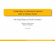 Research paper thumbnail of Calculating Ro-Vibrational Spectra Using AN Eckart Frame