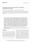 Research paper thumbnail of The spread of Conservation Agriculture: justification, sustainability and uptake<SUP>1</SUP>