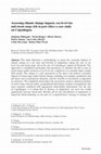 Research paper thumbnail of Assessing climate change impacts, sea level rise and storm surge risk in port cities: a case study on Copenhagen