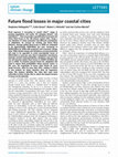 Research paper thumbnail of Future flood losses in major coastal cities