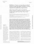 Research paper thumbnail of Inhibition of Tumor Necrosis Factor Related Apoptosis-Inducing Ligand (TRAIL) reverses experimental pulmonary hypertension