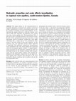 Research paper thumbnail of Hydraulic properties and scale effects investigation in regional rock aquifers, south-western Quebec, Canada