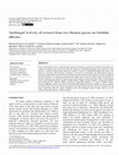 Research paper thumbnail of Antifungal Activity of extracts from two Ouratea species on Candida albicans