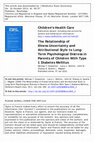 Research paper thumbnail of The Relationship of Illness Uncertainty and Attributional Style to Long-Term Psychological Distress in Parents of Children With Type1 Diabetes Mellitus