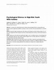 Research paper thumbnail of Psychological distress in high-risk youth with asthma