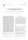 Research paper thumbnail of Correlation between thigh pain and radiological findings with a proximally porous-coated stem