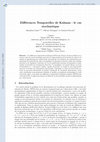 Research paper thumbnail of Différences Temporelles de Kalman : le cas stochastique