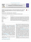 Research paper thumbnail of Synthesis and characterization of sulfur-functionalized silica materials towards developing adsorbents for mercury removal from aqueous solutions