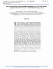 Research paper thumbnail of ANALYSIS OF PROJECT SCOPE CHANGE MANAGEMENT AS A TOOL FOR PROJECT SUCCESS: CASE STUDY OF AKAZI KANOZE PROJECTS (2011 -2014)