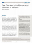 Research paper thumbnail of New directions in the pharmacologic treatment of insomnia