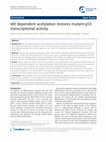 Research paper thumbnail of Id4 dependent acetylation restores mutant-p53 transcriptional activity