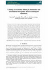 Research paper thumbnail of Valuing recreational fishing in Tasmania and assessment of response bias in contingent valuation*