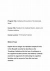 Research paper thumbnail of Al-Ghazali's skeptical crisis in al Munqidh