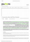 Research paper thumbnail of Cuarenta años del Plan Cóndor