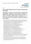 Research paper thumbnail of III-V-on-Silicon Photonic Devices for Optical Communication and Sensing