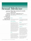 Research paper thumbnail of Pelvic floor exercises for erectile dysfunction