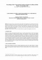 Research paper thumbnail of A New Model of Supply Chain Management in a Web Service Oriented Architecture