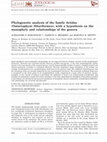 Research paper thumbnail of Phylogenetic analysis of the family Ariidae (Ostariophysi: Siluriformes), with a hypothesis on the monophyly and relationships of the genera