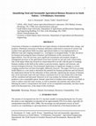 Research paper thumbnail of Quantifying Total and Sustainable Agricultural Biomass Resources in South Dakota