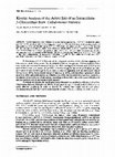 Research paper thumbnail of Kinetic analysis of the active site of an intracellular β-glucosidase fromCellulomonas biazotea