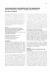 Research paper thumbnail of Low-temperature extremophiles and their applications